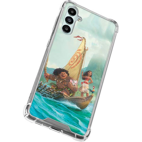 Disney Moana and Maui Set Sail Galaxy A15 5G Clear Case
